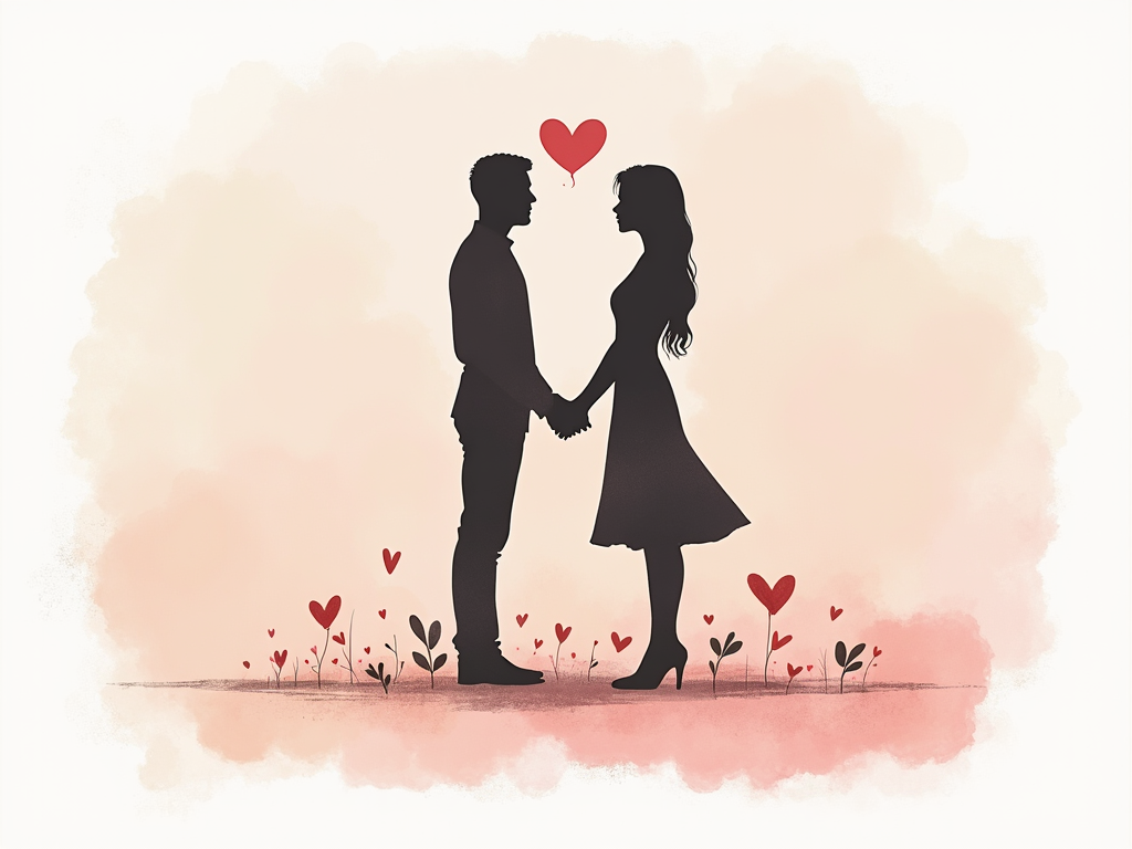 Couple on second date